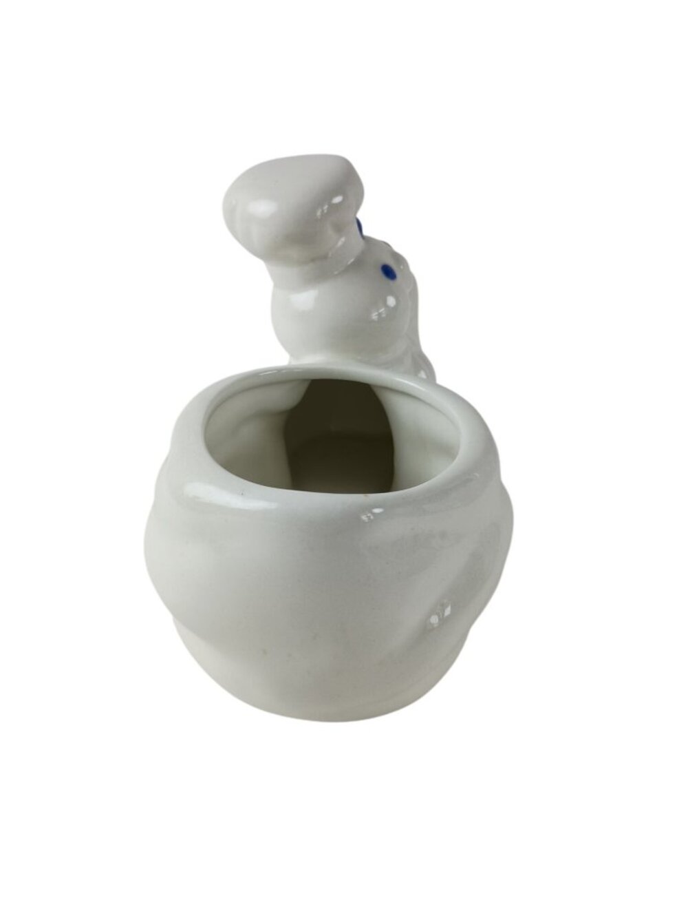 Pillsbury Doughboy Kitchen Ceramic Scrubber/Sponge Holder Or Small Planter 1997 - Picture 2 of 7